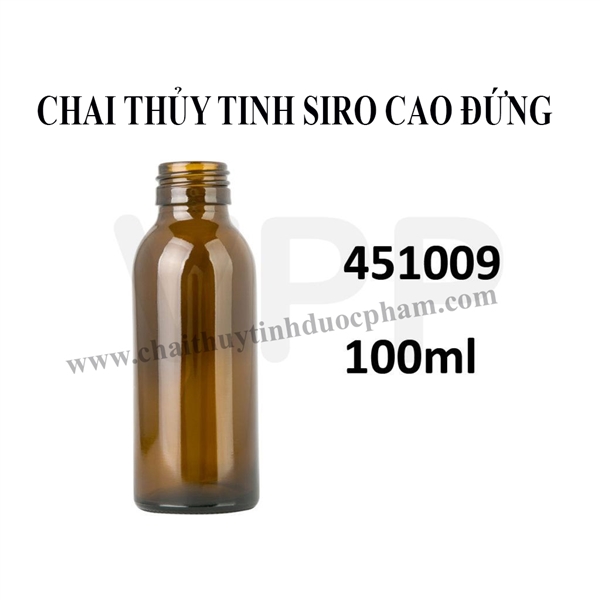 CHAI SIRO THỦY TINH 100ML