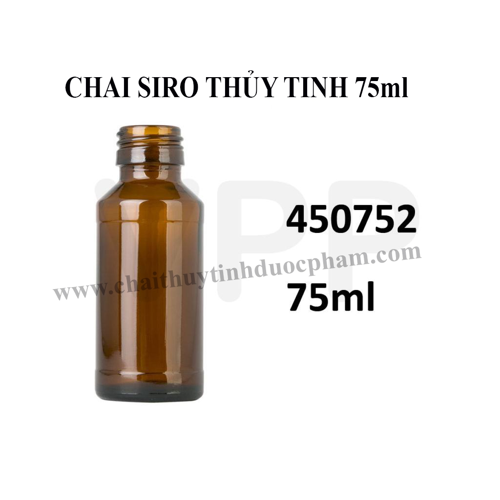  CHAI SIRO THỦY TINH 75ml